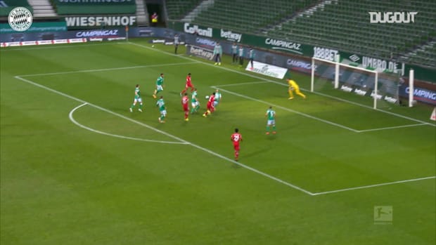 Müller's superb control and assist for Gnabry vs Werder Bremen